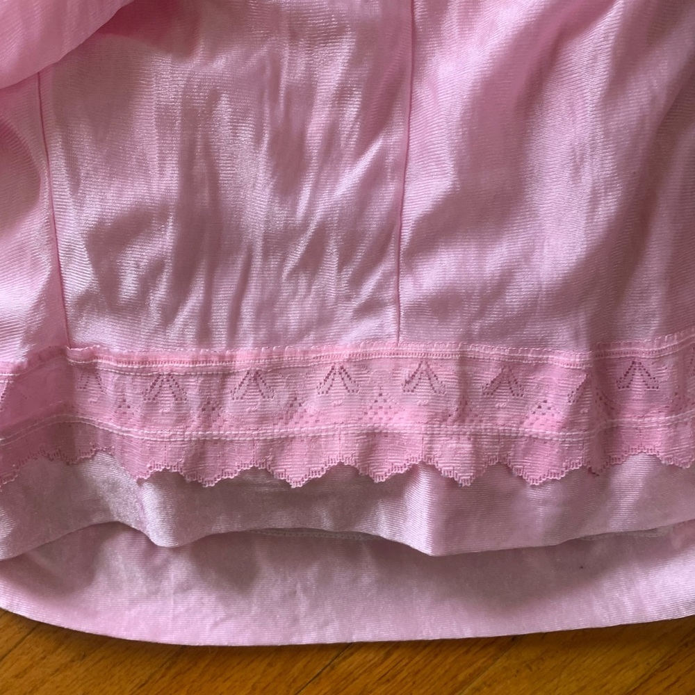 2/$30 VINTAGE Pink Slip Dress - Picture 3 of 7